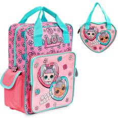Pink School Bags Unicorn and Kitty Queen Handbag and Backpack