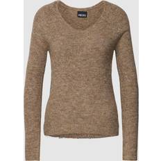 Pieces V-neck Knitted Pullover