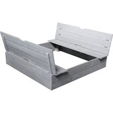 Soulet Sandpit With Folding Benches 120 X 120Cm