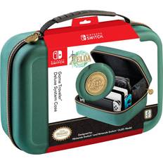 Nintendo Switch Gaming Bags & Cases Nintendo Nacon Zelda Tear of the Kingdom Green Deluxe Travel System Case