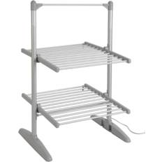 Groundlevel Tiered Heated Clothes Airer with Cover 2 Tier