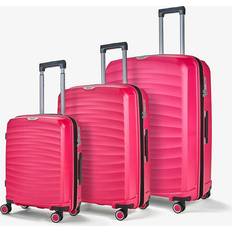 Rock Hard Suitcase Sets Rock Sunwave Hardshell 3 Luggage