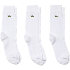 Lacoste Men Socks Lacoste Piqué Socks 3-pack - White