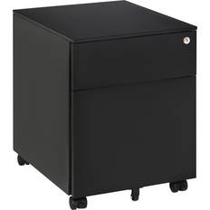 Letter Trays Vinsetto Mobile File Cabinet Steel Lockable With Pencil