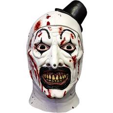 White Facemasks Fancy Dress Trick or Treat Studios Adult Terrifier Killer Art Clown Mask Black/Red/White