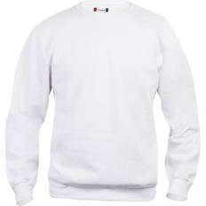 Clique Basic Round Neck Sweatshirt Unisex - White