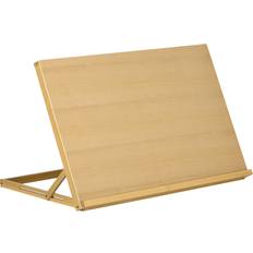 Painting Accessories Vinsetto Desktop Table Easel Craft Workstation Portable Folding Drawing Board Natural