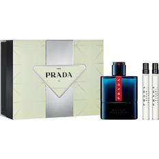 Prada Women Gift Boxes Prada Luna Rossa Ocean Gift Set EdT 100ml + EdT 10ml + EdT 10ml