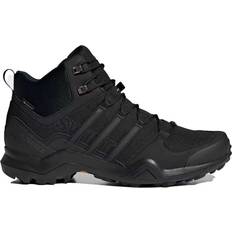 Black - Unisex Hiking Shoes adidas Terrex Swift R2 Mid GTX - Core Black/Carbon