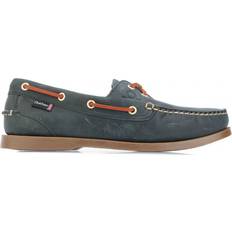 Men Boat Shoes Chatham Deck II G2 Leather Boat Shoes, Blue