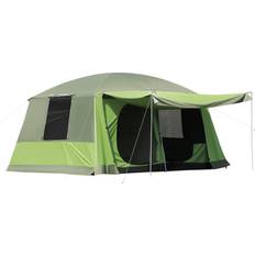 OutSunny Tents OutSunny Two Room Dome Tent Camping Shelter