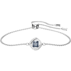 Swarovski Angelic Cushion Cut Bracelet - Silver/Blue/Transparent