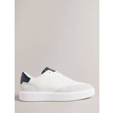 Ted Baker Men Trainers Ted Baker Luigis Sole Leather Trainers, White