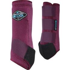 Professionals Choice Sports Medicine Products 2XcOOL Boots Front Pair Equine Athletic Wrap Wine