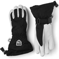 Hestra Accessories Hestra Women's Heli Ski 5-Finger Gloves - Black/Off White