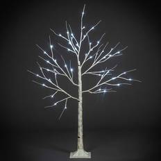 Dawsons Living Pre-Lit LED Lights 6ft White Birch Twig Christmas Tree