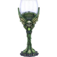 Green Drink Glasses Nemesis Now Absinthe Fairy Skull Drink Glass