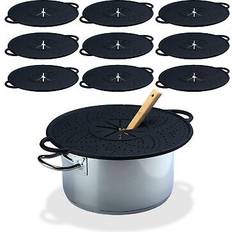 Relaxdays Pot Watchers Spill and Boil Over Cover Lid