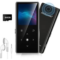 64gb mp3 player with bluetooth 5.2, music player with built-in hd