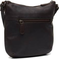 The Chesterfield Brand Cow Wax Pull Up Redding Crossbody bag dark brown