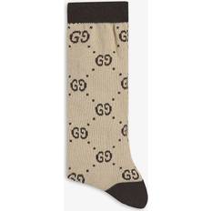 S Socks Children's Clothing Gucci Girls Brown Kids GG Pattern Socks 6-12 Years Years