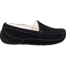 UGG Women Low Shoes UGG Unisex-Child's Ascot Slipper, Black Suede