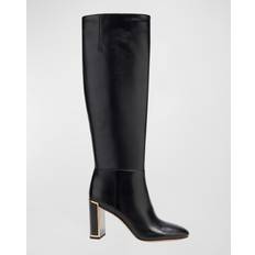 36 ½ High Boots Kate Spade New York Merritt Leather High Heeled Boots Black