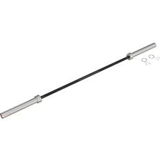 Sportnow Weight Lifting Barbell Bar with Spring Clips