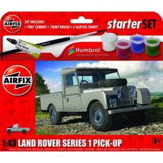 Airfix Car Track Airfix Starter Set Land Rover Series 1 Pick Up 1:43
