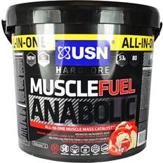 C Vitamins Protein Powders USN Muscle Fuel Anabolic Strawberry 4kg