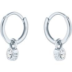 Women Earrings Ted Baker Sinalaa Huggie Earrings - Silver/Transparent