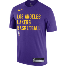 Los Angeles Lakers T-shirts Nike Los Angeles Lakers Men's Dri-FIT NBA Practice T-Shirt Purple