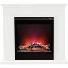 Be Modern 2kW Lorento 47" Electric Fireplace Suite White Marble
