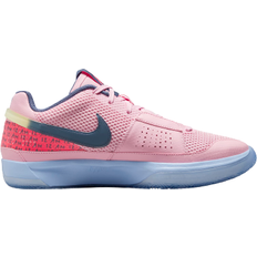 Pink Basketball Shoes Nike Ja 1 M - Medium Soft Pink/Cobalt Bliss/Citron Tint/Diffused Blue