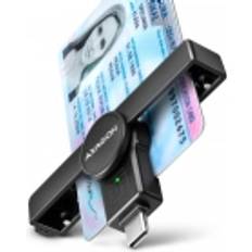 Axagon CRE-SMPC USB-C Smart Card PocketReader