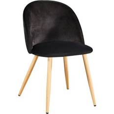 Natural Chairs LPD Venice Black Kitchen Chair 84cm 2pcs