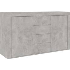 VidaXL Cabinets vidaXL 801845 Concrete Grey Sideboard 120x69cm