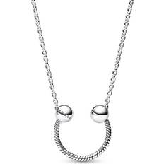 Pandora Necklaces Pandora Moments U Shape Charm Pendant Necklace - Silver