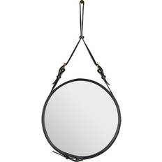 Brass Mirrors GUBI Adnet Circulaire black Wall Mirror 45cm