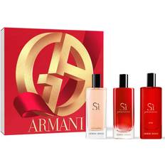 Giorgio Armani Unisex Gift Boxes Giorgio Armani Si Eau De Parfum EdP 15ml + EdP 15ml + EdP 15ml