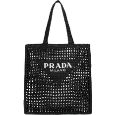 Prada Totes & Shopping Bags Prada Raffia Tote Bag - Black