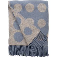 Almedahls Pricktyg throw Blankets Blue (170x130cm)