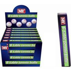 Table Tennis Balls Kandy Toys M.Y Tennis Balls Pack of 6 Balls