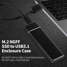 M.2 External Enclosures M.2 NGFF SSD SATA TO USB 3.1 External Enclosure Storage Case Adapter