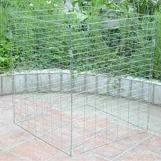 Silver Compost Wire Mesh Compost Bin Garden Composter Eco Recycling