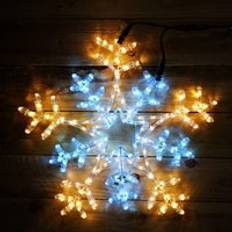 Samuel Alexander 66cm Flashing Cool Snowflake Rope Christmas Lamp