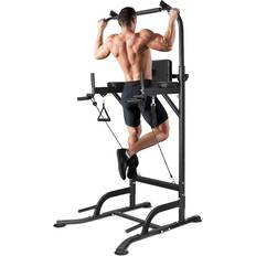 Exercise Benches & Racks Bigzzia Dip Station Pull Up Bar Fitness Power Tower