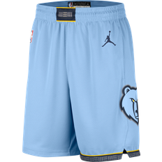 Basketball Trousers & Shorts Jordan Memphis Grizzlies Statement Edition Men's Dri-FIT NBA Swingman Basketball Shorts Blue
