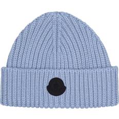 Moncler Women Clothing Moncler Beanie Hat Powder Blue