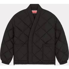 Kenzo Men Outerwear Kenzo Kimono Padded Jacket Black Black
